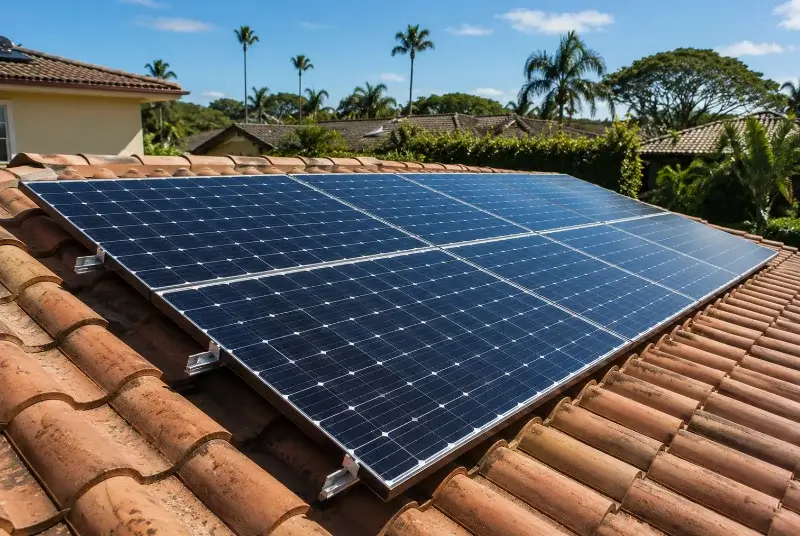 Installation de panneaux solaires à Magnieu